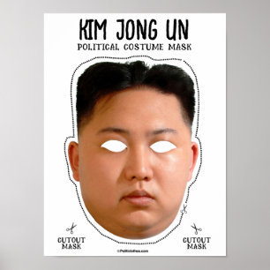 Poster Kim Jong Un Costume Mask