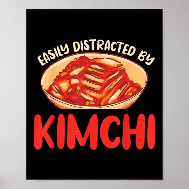 Poster Kimchi Engraçado Dizendo Churrascos Coreanos (Frente)