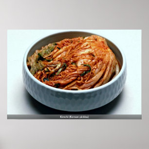 Pôster Kimchi (salmouras coreanas)