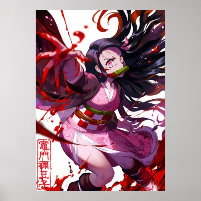 Poster Kimetsu no Yaiba Nezuko (Frente)