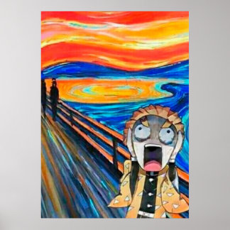 Poster Kimetsu no Yaiba Zenitsu