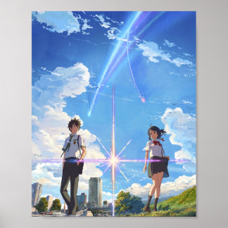 Poster kimi na era seu nome sem texto.