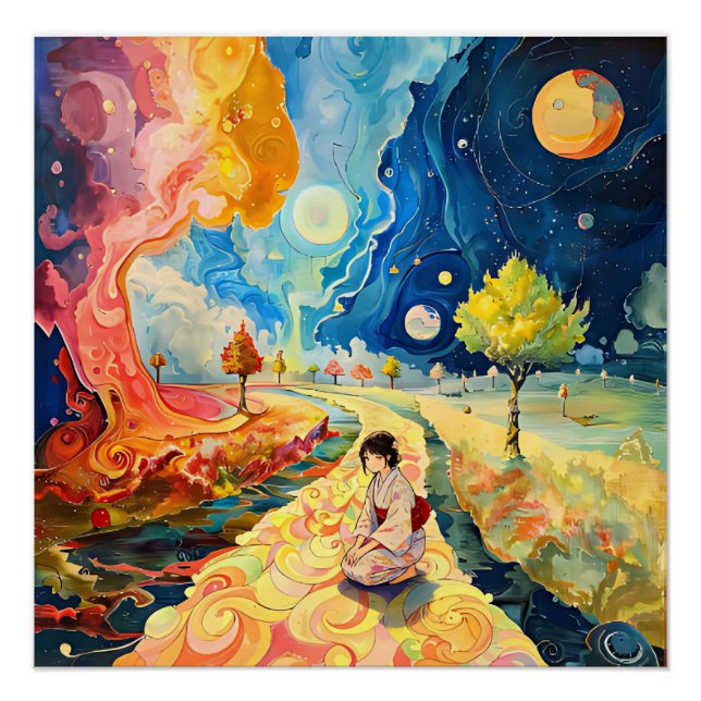 Pôster kimon girl (Frente)