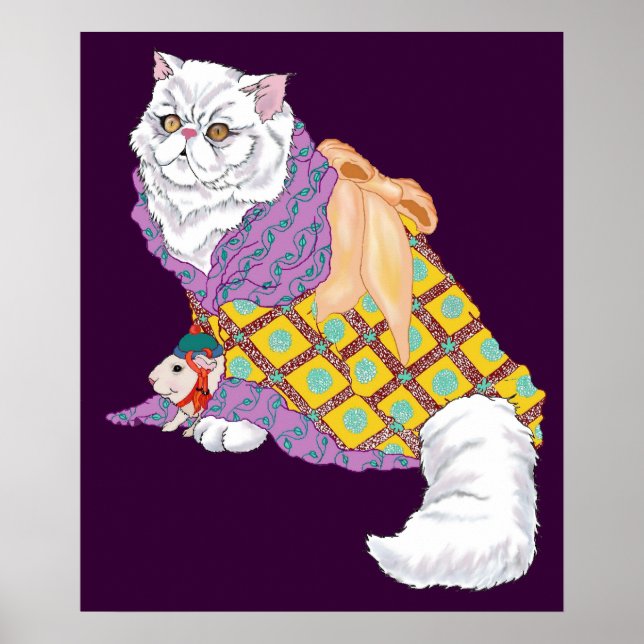 Pôster Kimono Gatinho e Imperador Chu-ii (Frente)