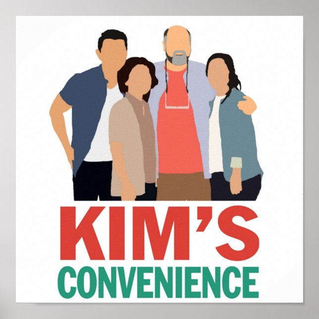 Poster Kims Conveniência Arte Simplística (Frente)