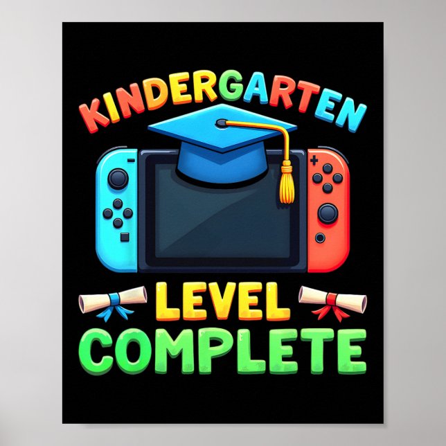 Poster Kindergarten Level Complete Graduation Cl 2025 Boy (Frente)