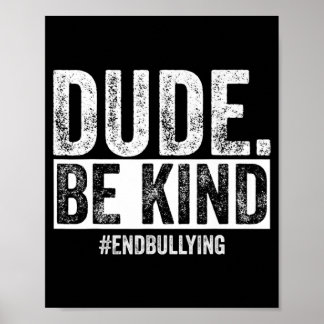 Poster Kindness Day Unity Day Orange No bullies bullying 