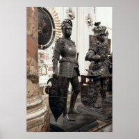 King Arthur, statue from the tomb of Maximilian