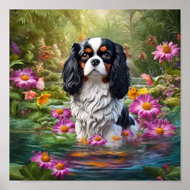 Poster King Charles Cavalier (Frente)