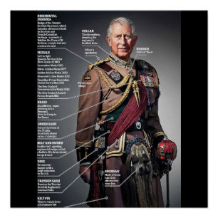 Pôster King Charles III Colonel in Chief Toronto Scottish