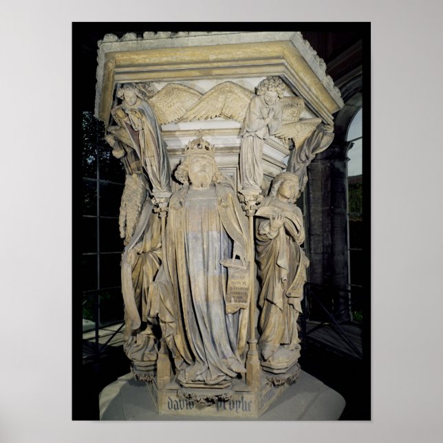 Poster King David flanqueado por Moisés e Jeremiah (Frente)