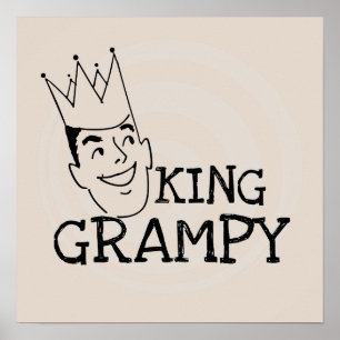 Poster King Grampy Camisetas e presentes