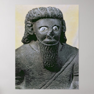 Pôster King Hadad, from the Palace at Tell-Halaf, Syria