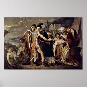 Pôster King Lear Mourns Cordelia Por Barry James