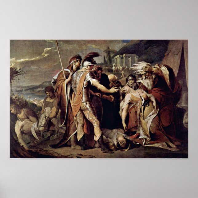 Pôster King Lear Mourns Cordelia Por Barry James (Frente)