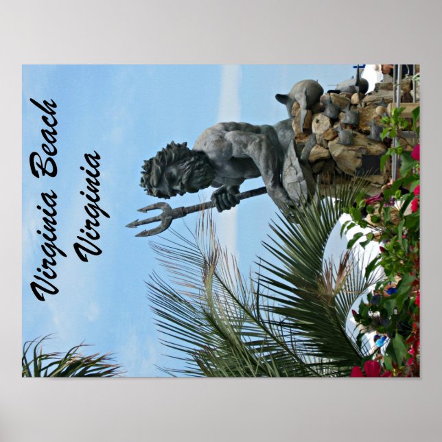 Poster King Neptune Park, Virginia Beach, VA (Frente)