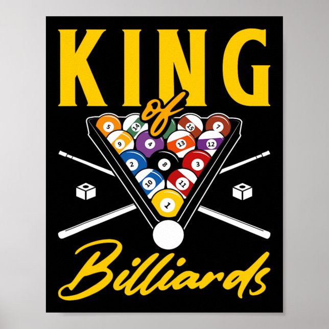 Poster King Of Billiards Piscina Snooker Billiards Rack C (Frente)