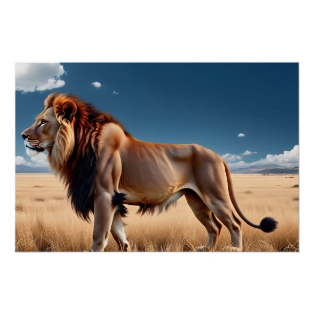 Pôster King of the Savannah (Frente)