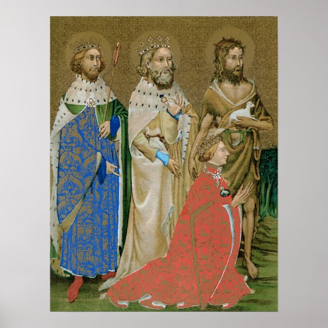 Pôster King Richard II - Wilton Diptych (Frente)