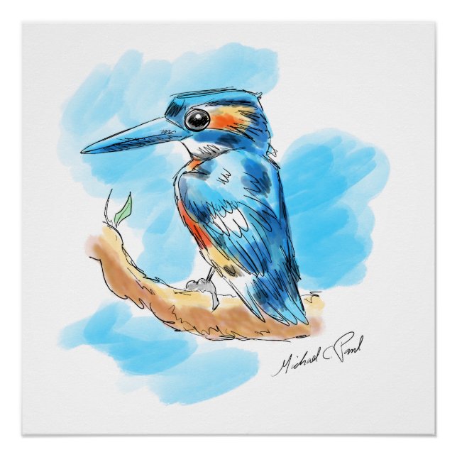 Pôster Kingfisher (Frente)