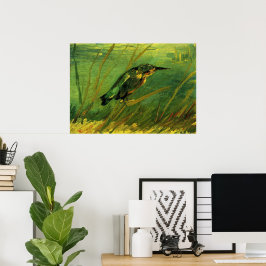 Pôster Kingfisher por Vincent van Gogh