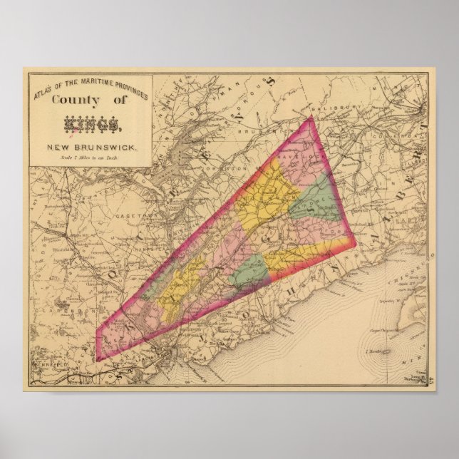 Poster Kings Co, NB (Frente)