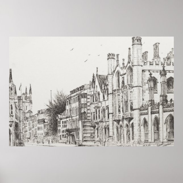 Pôster Kings College Cambridge 2007 (Frente)