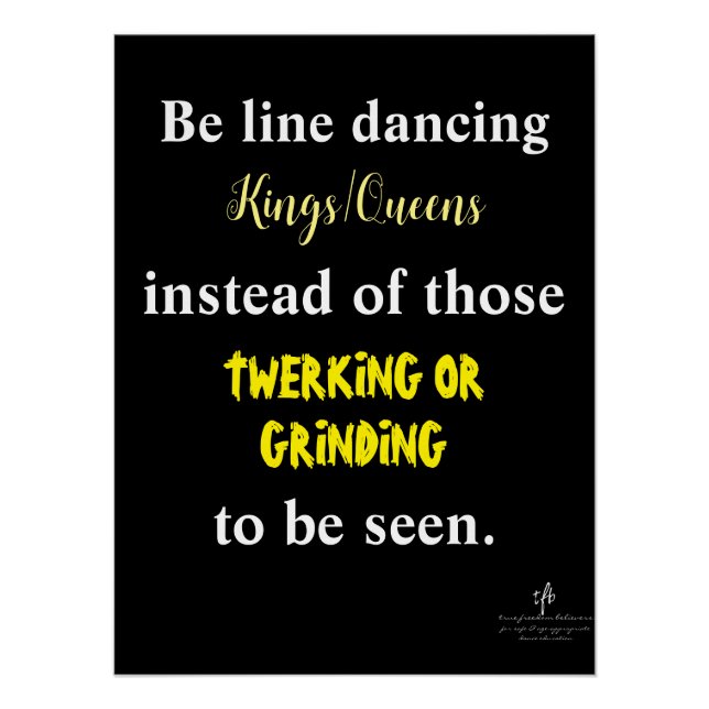 Pôster Kings de dançarinas de linha/Queens III (Frente)