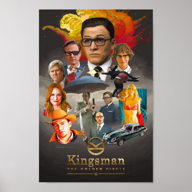 Poster Kingsman: O Círculo do Ouro (Frente)