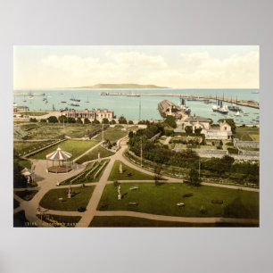 Pôster Kingstown - Dunlaoghaire, Ireland do século XIX