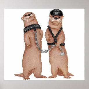 Poster Kinky Otters
