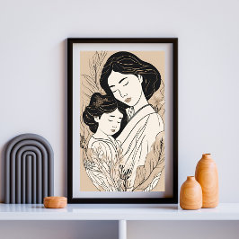 Poster Kintsugi Mãe – Beleza na Imperfeição e Amor