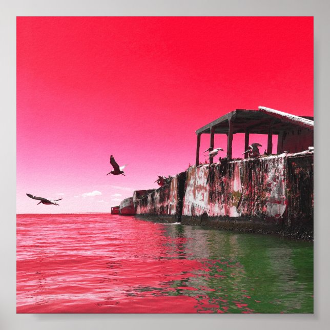 Poster kiptopeke state park naves de betão dreamdazime (Frente)