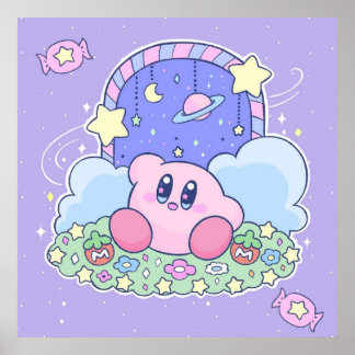 Poster Kirby Magical Door to Candyland