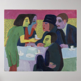 Poster Kirchner - Cena Em Um Café