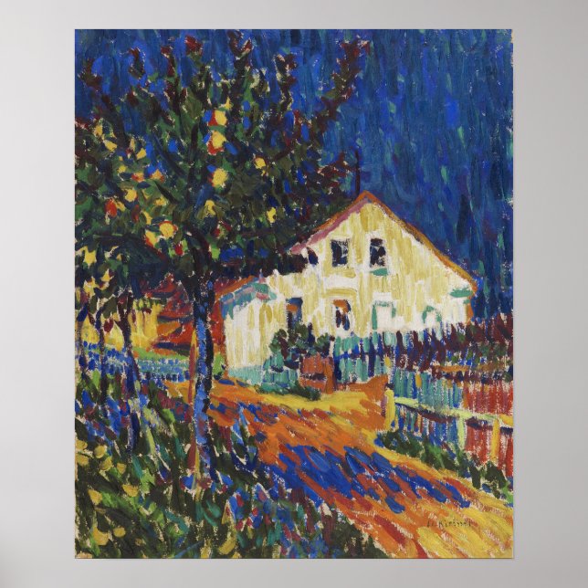 Poster Kirchner - Com A Árvore Apple 1907 (Frente)