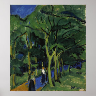Poster Kirchner - Forest Road