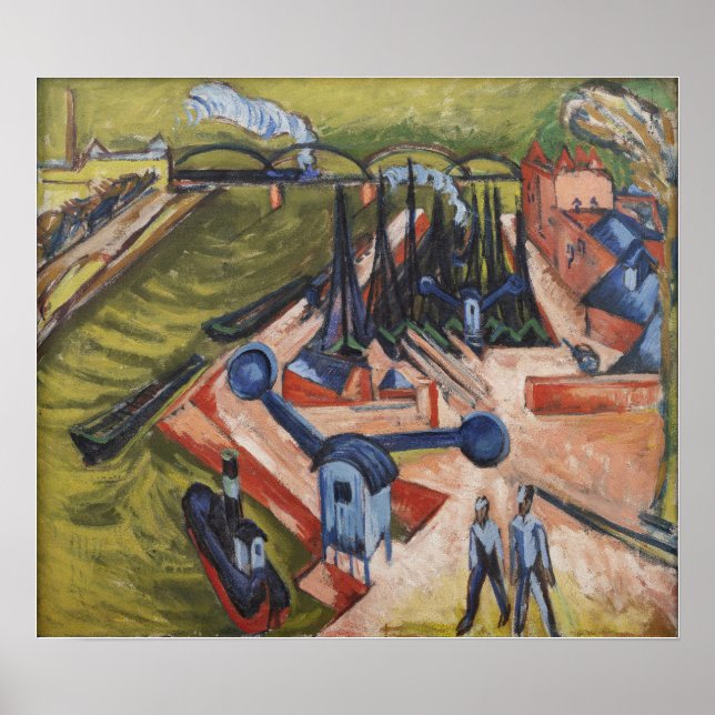 Poster Kirchner - Frankfurt 1916 (Frente)