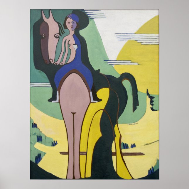 Poster Kirchner - O Cavaleiro (Frente)