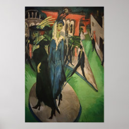 Poster Kirchner - Potsdamer Platz