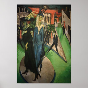 Poster Kirchner - Potsdamer Platz