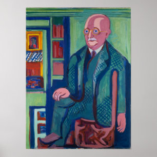 Poster Kirchner - Retrato Dr. Carl Hagemann 1928