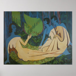 Poster Kirchner - Três figuras