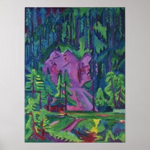 Poster Kirchner - Trilha Perto de Wild Boden 1923