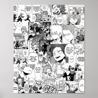 Poster Kiribaku Manga Collage