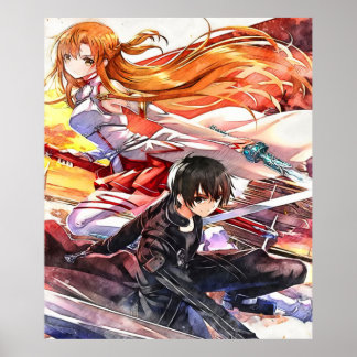 Poster Kirito Asuna - SAO