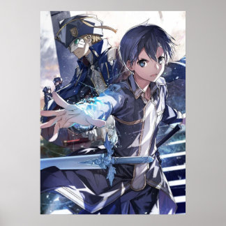 Poster Kirito e Eugeo em Alicização