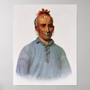 Pôster Kish-Kal-Wa, um chefe do Shawnee