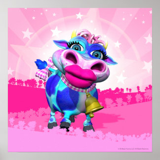 Poster Kissy Moo 18x18