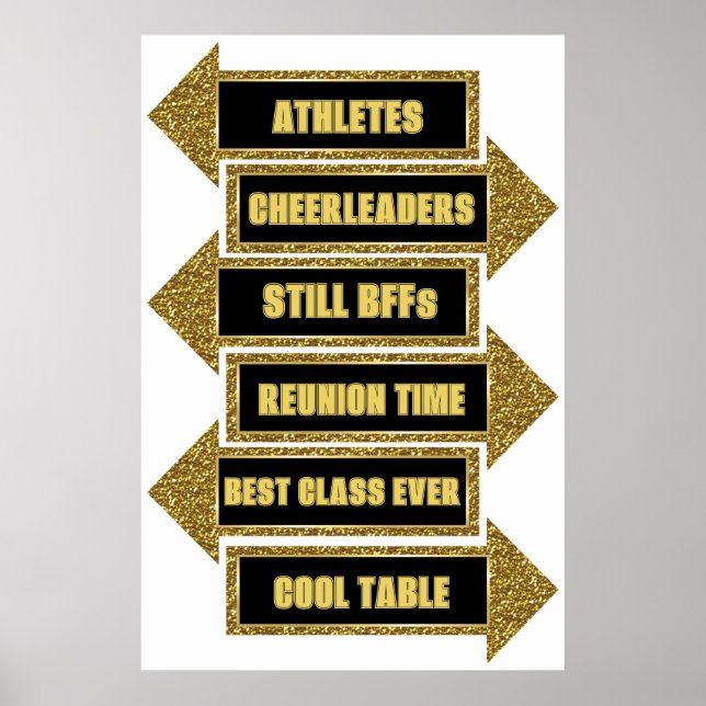 Poster Kit de Adesivos de Seta para Fotobooth de Reunião  (Frente)